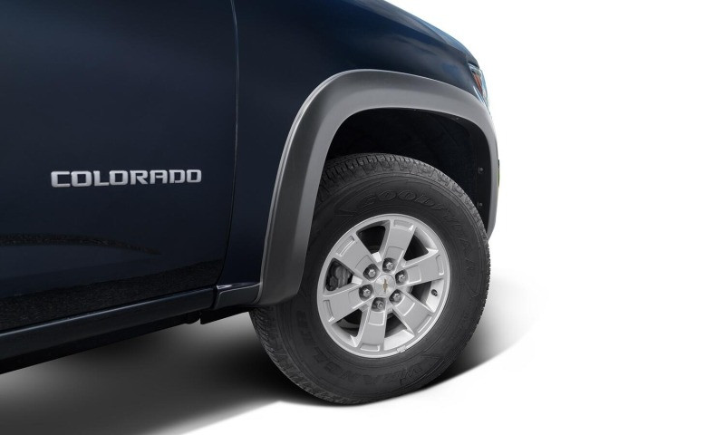 Bushwacker 15-19 Chevy Colorado (Excl. ZR2) OE Style Fender Flares 2pc Front - Black - 40143-02