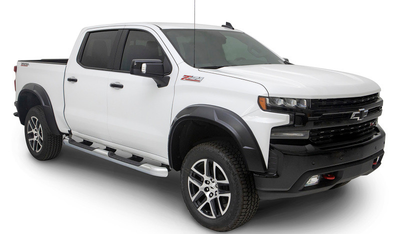 Bushwacker 19-21 Chevrolet Silverado 1500 DRT Style Flares 4pc - Black - 40984-02