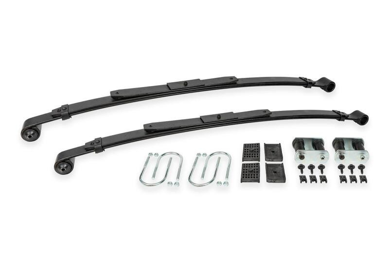 BMR 67-69 GM F-Body / 68-74 X-Body 3in Drop Rear Lowering Leaf Springs w/ Install Kit - Black - SP317