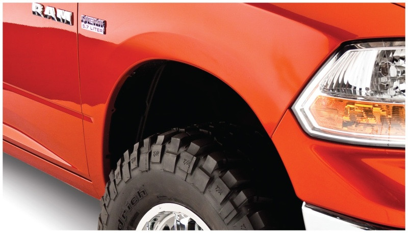Bushwacker 10-18 Ram 1500 Fleetside Extend-A-Fender Style Flares 4pc 67.4/76.3/96.3in Bed - Black - 50914-02