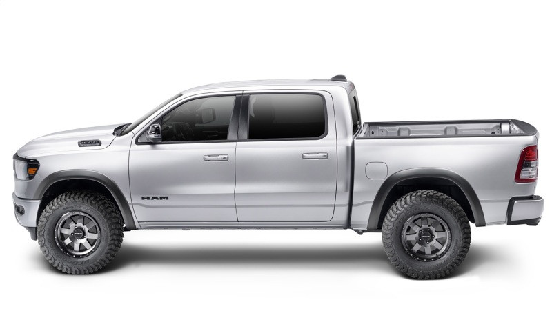 Bushwacker 19-22 Ram 1500 (Excl. Rebel/TRX) 67.4 & 76.3in Bed Extend-A-Fender Flares 4pc - Smth Blk - 50926-02