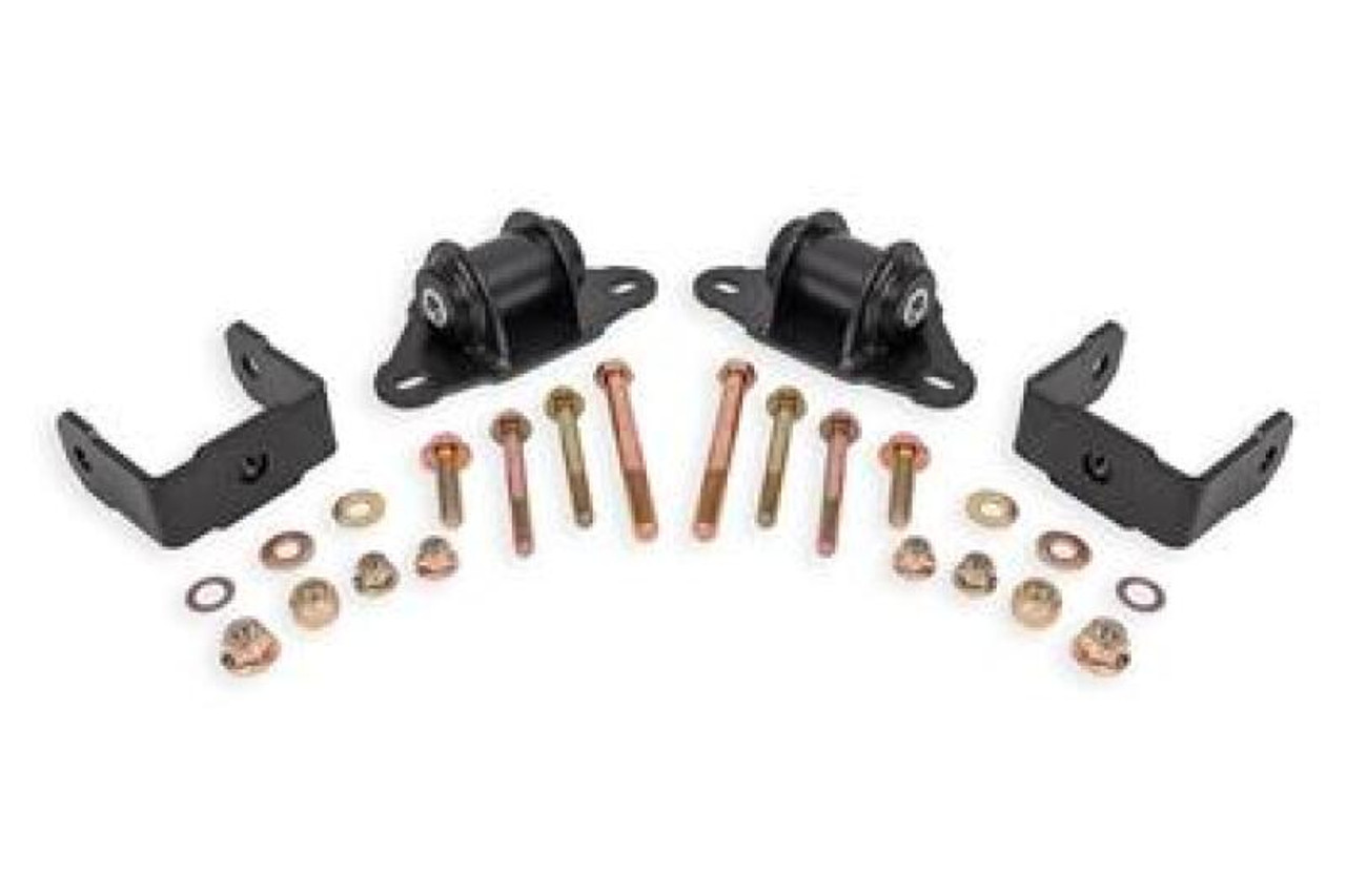 BMR Transmission & Diff Mounts w. Delrin Bushings - Black - 14-19 C7 Corvette
