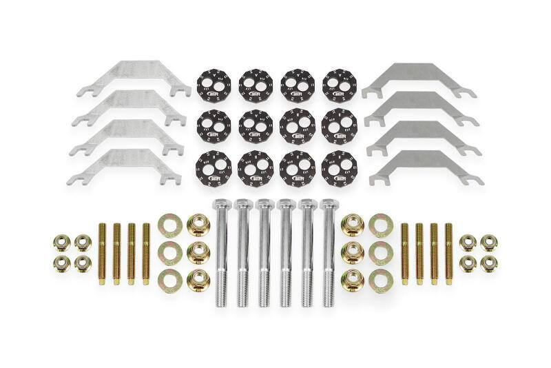 BMR 97-04 Chevrolet Corvette C5 Upper & Lower Control Arms Camber Bolt & Stud Kit - Bare - WAK550