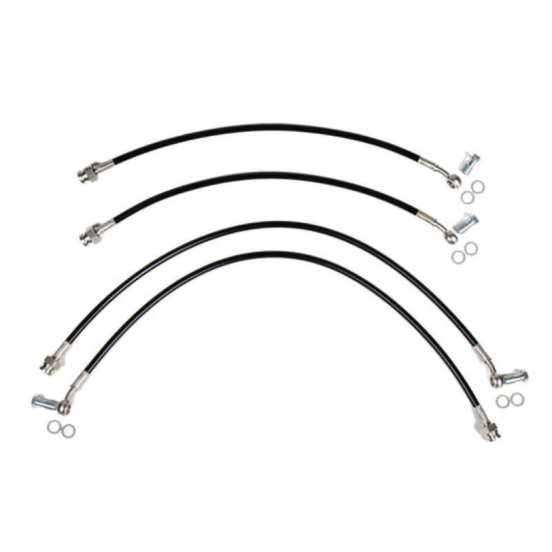 Chase Bays 97-13 Chevrolet Corvette C5/C6 Front and Rear Extended Caliper Brake Lines - CB-CC-FWEXT