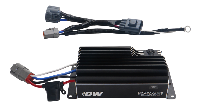 DeatschWerks VB40AX1 Voltage Booster with Plug-N-Play Harness for 10-25 Ford Mustang - 4-01-VB40AX1