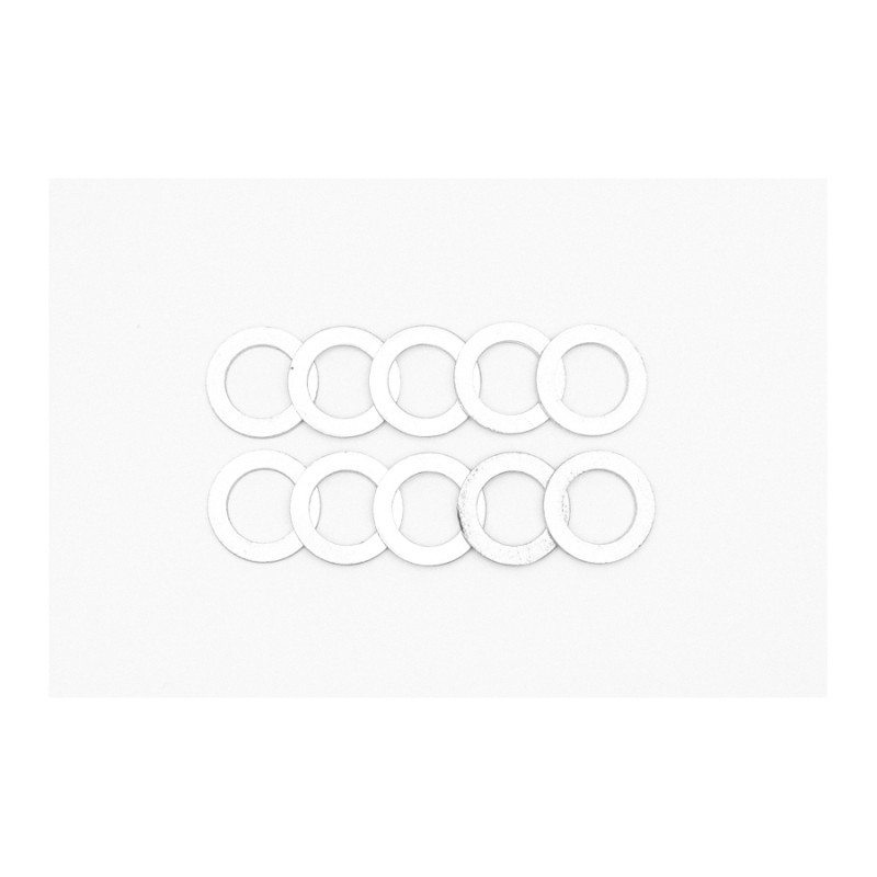 DeatschWerks -4 AN Aluminum Crush Washer (Pack of 10) - 6-02-0301