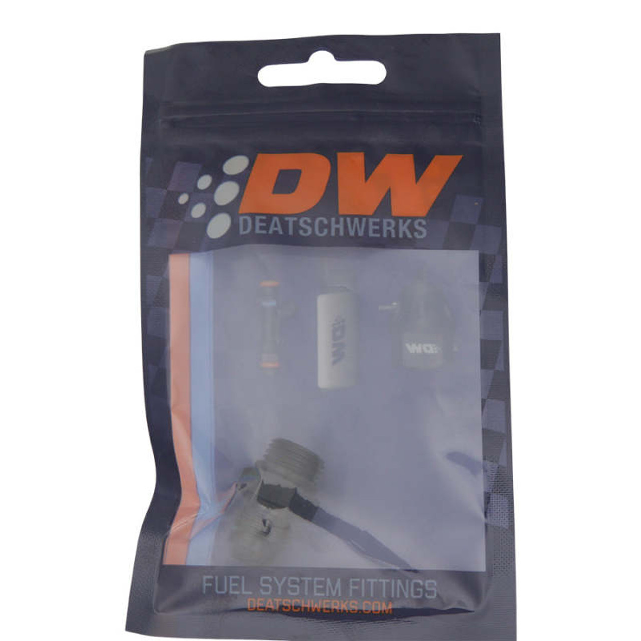 DeatschWerks 6AN ORB Male to 6AN Male Flare Adapter (Incl O-Ring) - Anodized Matte Black - 6-02-0404-B