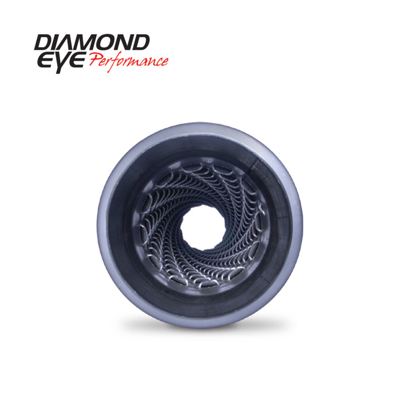 Diamond Eye RESONATOR 4in W/ ENDS (CLAMPED) AL - 400405