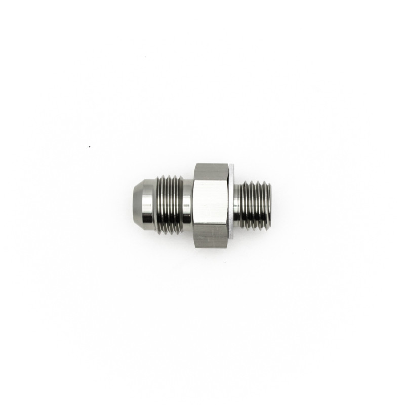 DeatschWerks 6AN Male Flare To M12 X 1.5 Male Metric Adapter  (Incl. Crush Washer) - 6-02-0613