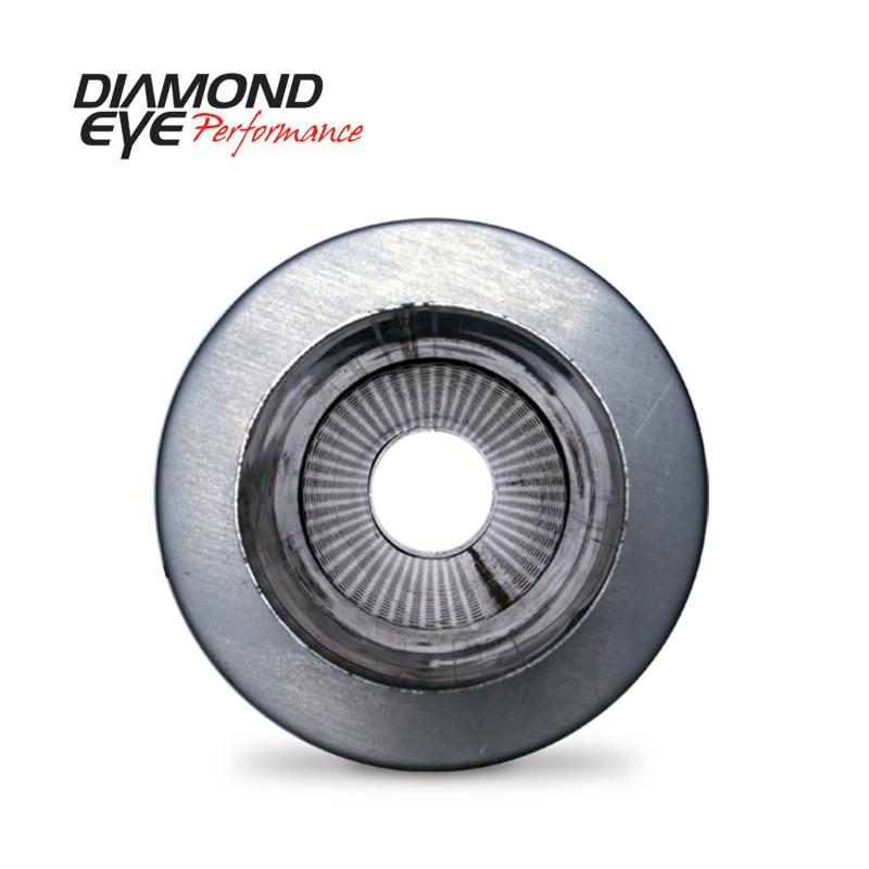 Diamond Eye MFLR 4inID SGL IN/SGL OUT 7inDIA X 24in BODY 30in LENGTH PERF SLOTTED ENDS 409 SS - 460031