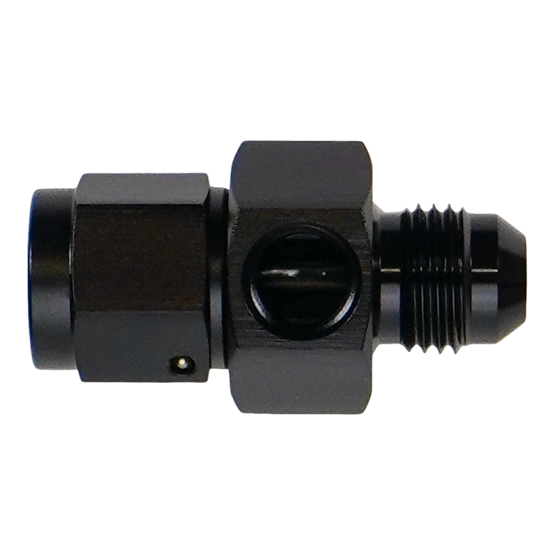 DeatschWerks 6AN Male Flare to Female Flare Swivel with 1/8th npt - 6-02-0773-B Photo - Primary