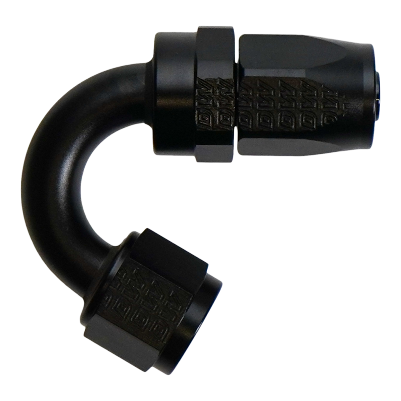 DeatschWerks 8AN Female Flare Swivel 150-degree Hose End CPE - 6-02-0831-B Photo - Primary