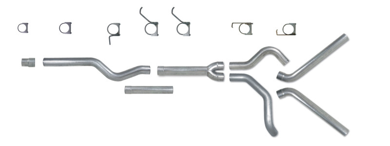 Diamond Eye KIT 4in CB MFLR REPLACMENT PIPE DUAL AL: 2006-2007.5 CHEVY/GMC 6.6L 2500/3500 - K4124A-RP