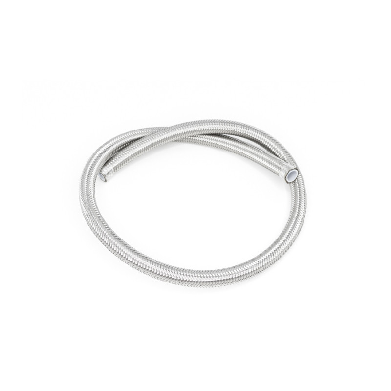 DeatschWerks 8AN SS Double Braided PTFE Hose 3 Feet - 6-02-0862-3