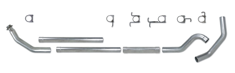 Diamond Eye KIT 4in TB MFLR RPLCMENT PIPE SGL AL: 98.5 - 02 DODGE CUMMINS 5.9L - K4212A-RP