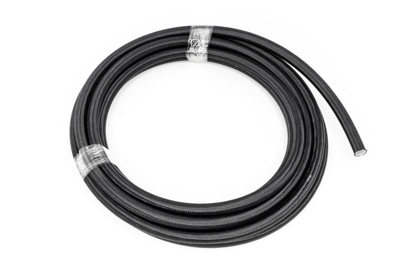 DeatschWerks 6AN Black Nylon Braided PTFE Hose 20 Feet - 6-02-0864-20