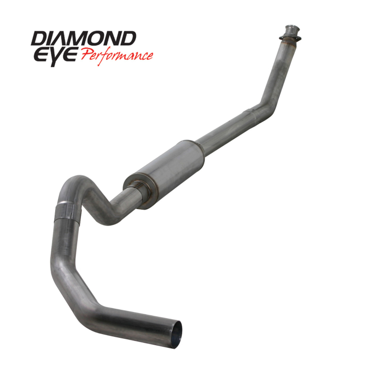 Diamond Eye KIT 4in TB SGL SS: 98.5-02 DODGE CUMMINS 5.9L - K4212S