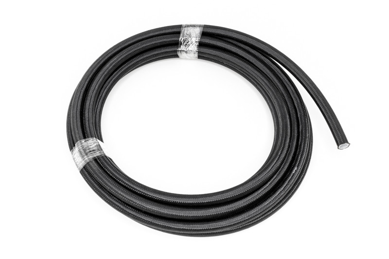 DeatschWerks 10AN Black Nylon Braided PTFE Hose 20 Feet - 6-02-0866-20