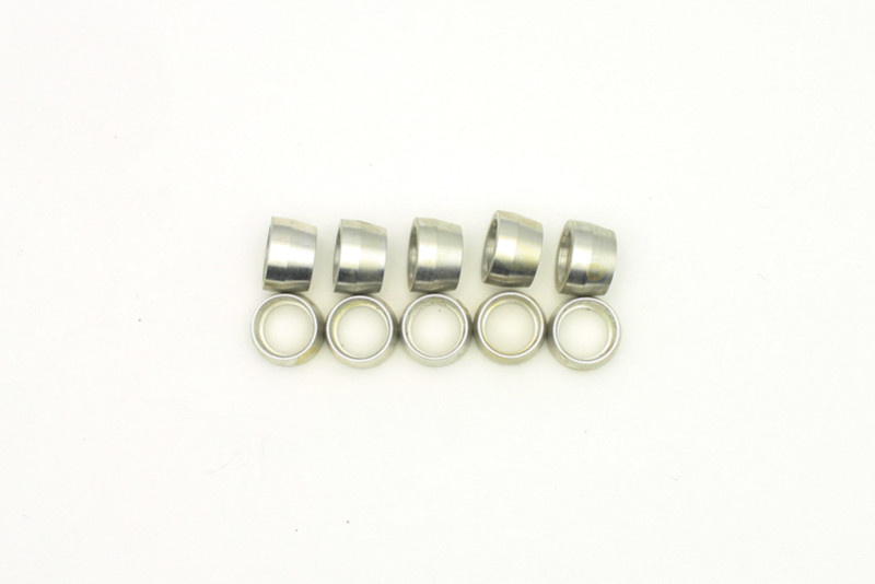 DeatschWerks Replacement PTFE Hose End Olive Insert 6AN (Pack of 10) - 6-02-0867