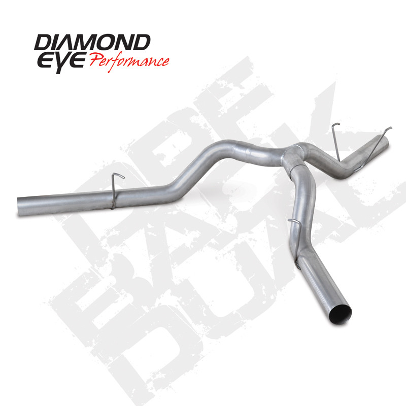 Diamond Eye KIT 4in DPF-BACK DUAL AL: DODGE 6.7L 2500 2014 LONG BOX ONLY - K4258A
