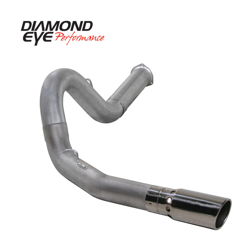 Diamond Eye KIT 5in DPF-BACK SGL AL 07.5-08 CHEVY 6 6L 2500/3500 BPCKGD BX46X14X14OD EL-PL - K5134A
