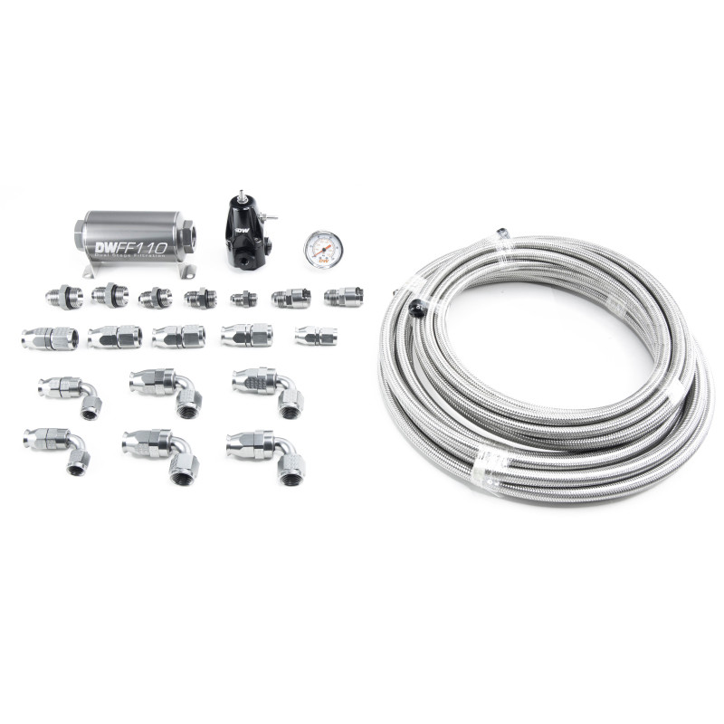 DeatschWerks 05-19 Yukon/Tahoe/Suburban DW400 Pump Module Return Plumbing Kit SS PTFE - 6-602