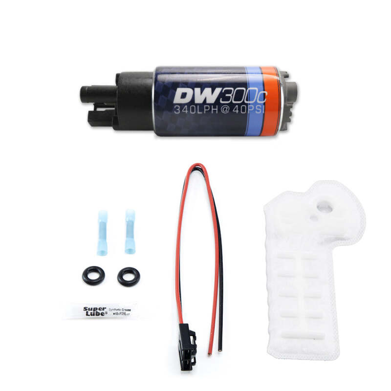 DeatschWerks 340lph DW300C Compact Fuel Pump 17-20 Honda Civic Type R (w/o Mounting Clips) - 9-307-1059