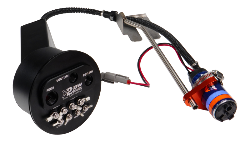 DeatschWerks 94-02 Nissan Silvia and Skyline X2 Surge Module with DW420 Pumps and Install Kit - 9-421-7022