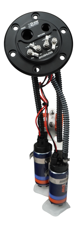 Deatschwerks X2 Pump Hanger w/ Dual DW420 for 92-00 Honda Civic - 9-421-7043