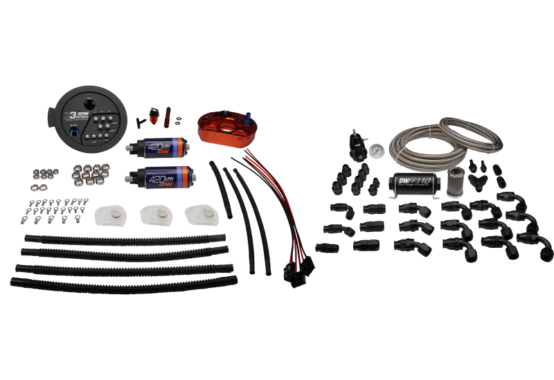 DeatschWerks A90/91 Supra/G8X BMW M3/M4 Fuel Pump Module w/ Dual DW420 Pumps and PTFE Return - 9-422-627-7080 Photo - Primary