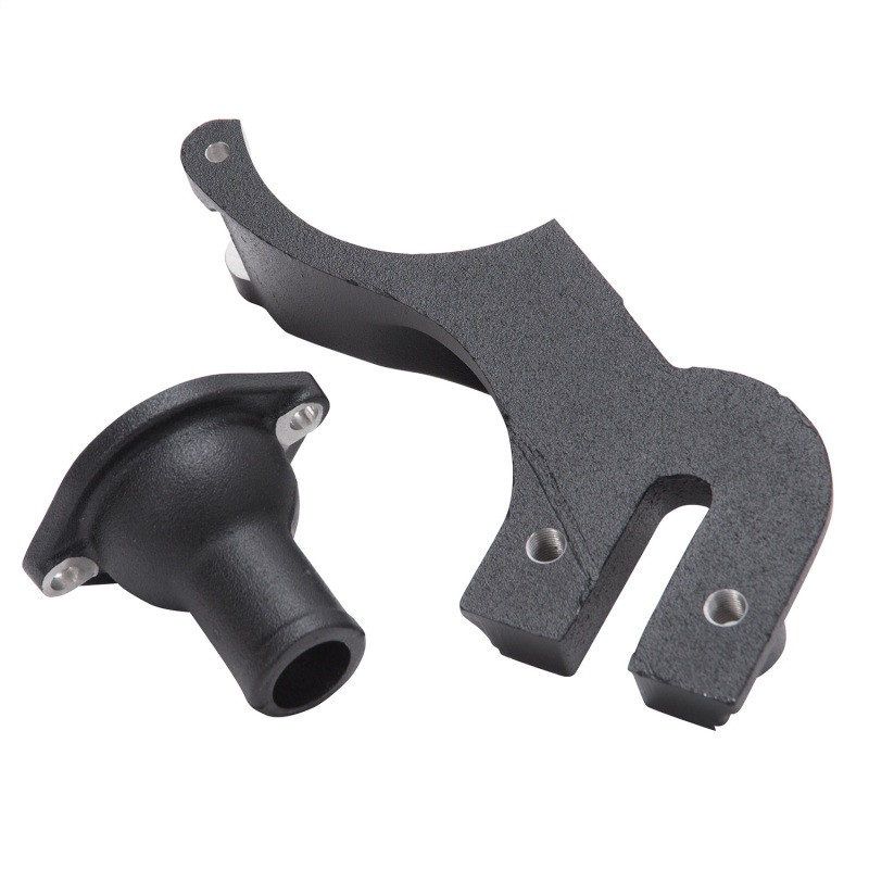 Edelbrock Generator Offset Kit Ford Flathead49-53 Satin Black - 11463