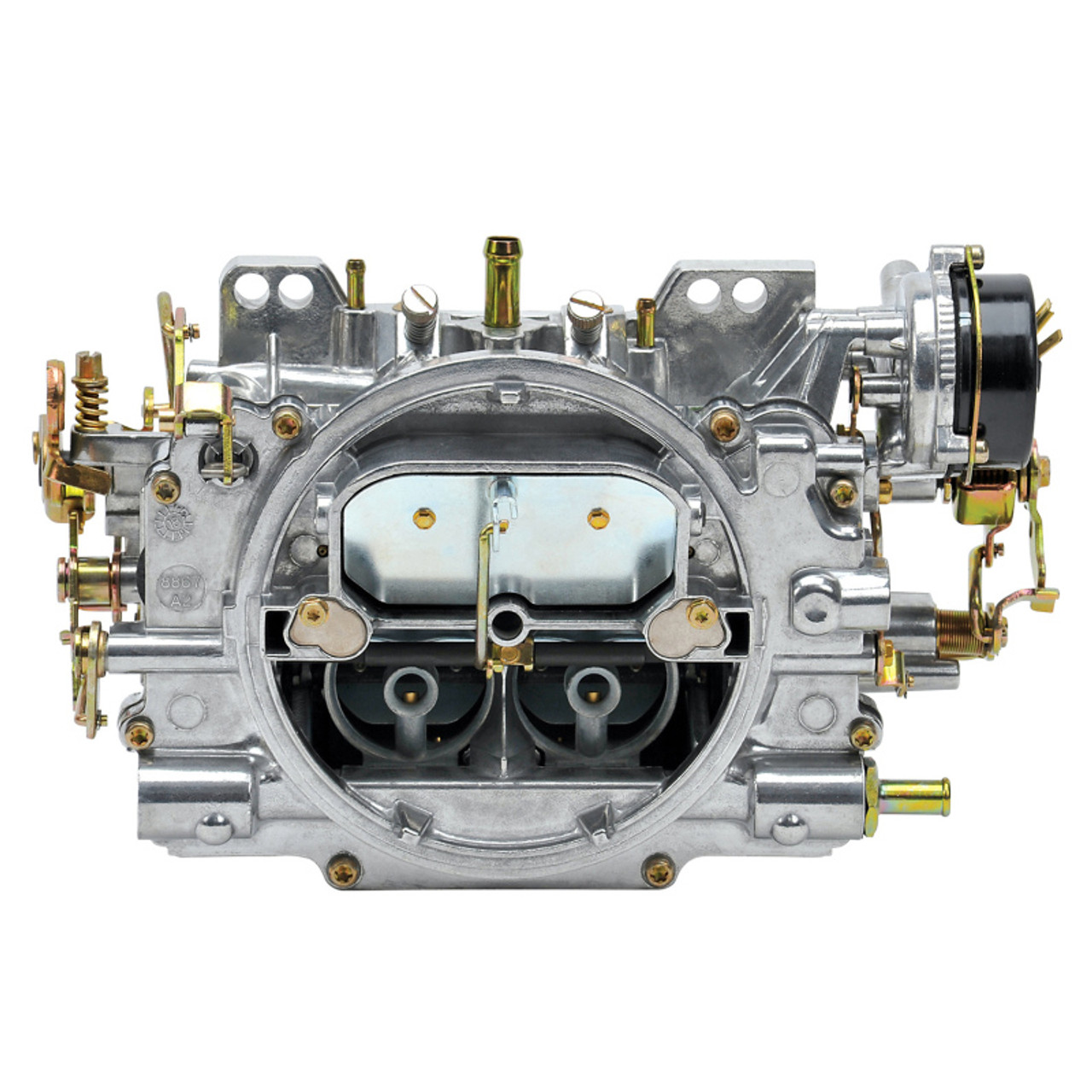 Edelbrock Carburetor Performer Series 4-Barrel 600 CFM Electric Choke Satin Finish - 1406