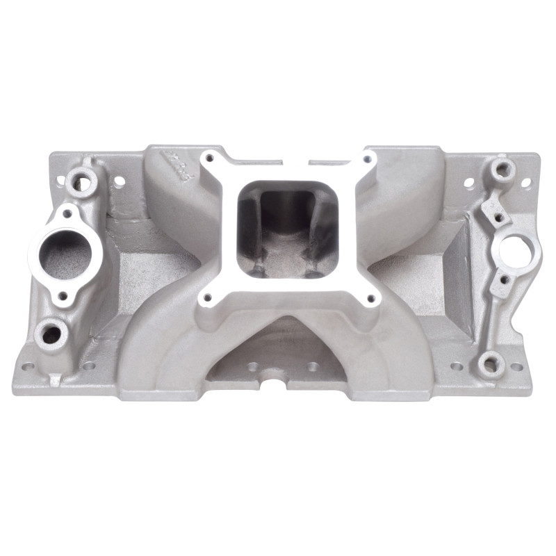 Edelbrock Super Victor SBC Manifold for GM Cast Iron Vortec Heads (Race Manifold) - 2814
