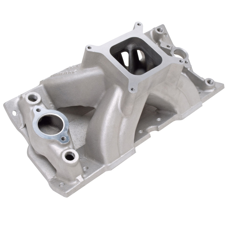 Edelbrock Super Victor SBC Manifold for GM Cast Iron Vortec Heads (Race Manifold) - 2814