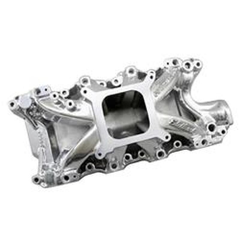 Edelbrock Intake Manifold Super Victor EFI Ford Windsor 8 2In Deck Block Polished Finish - 292851