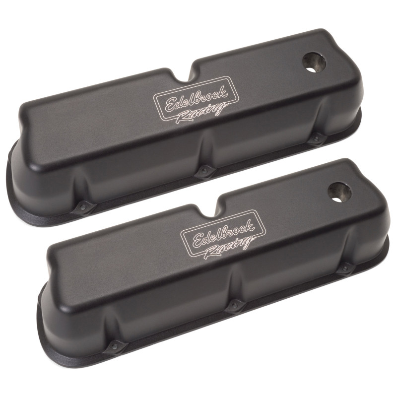 Edelbrock Valve Cover Victor Series Ford 289-302-351W CI V8 Tall Black - 41263