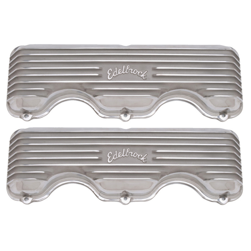 Edelbrock Valve Cover Classic Series Chevrolet W 348/409 CI V8 Polshed - 4140