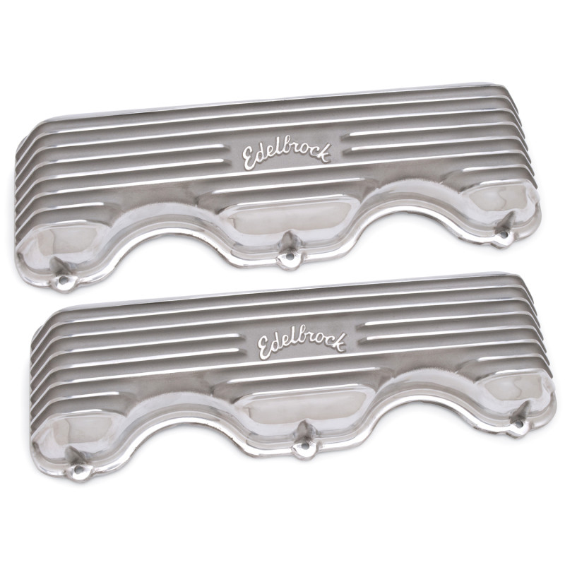Edelbrock Valve Cover Classic Series Chevrolet W 348/409 CI V8 Polshed - 4140
