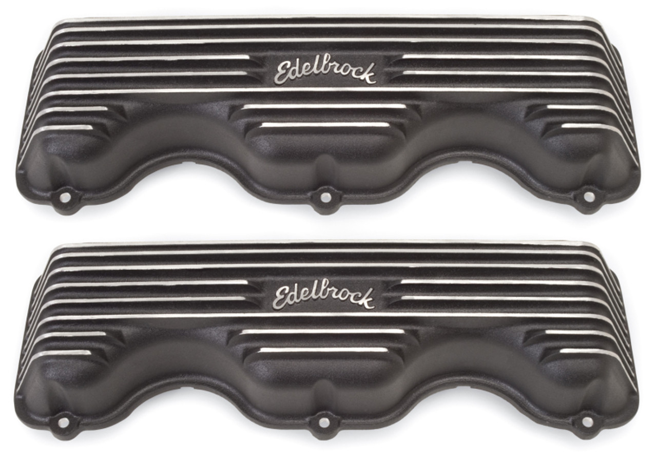 Edelbrock Valve Cover Classic Series Chevrolet W 348/409 CI V8 Black - 41403