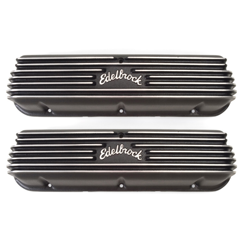 Edelbrock Valve Cover Classic Series Ford 1962-95 221 351W V8 Black - 41603