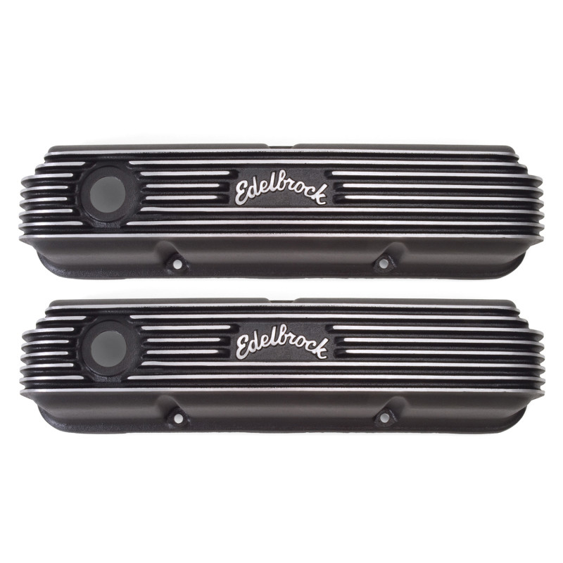 Edelbrock Valve Cover Classic Series Ford 1958-1976 FE V8 Black - 41623