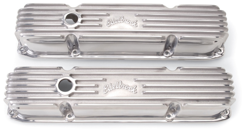 Edelbrock Valve Cover Classic Series Chrysler 383/440 CI V8 Polshed - 4192