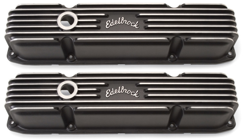 Edelbrock Valve Cover Classic Series Chrysler 383/440 CI V8 Black - 41923