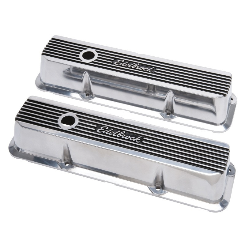 Edelbrock Valve Covers Elite II Ford FE 1958-76 Polished - 4277