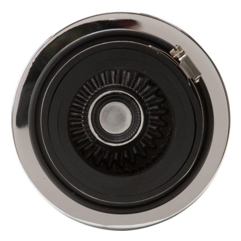 Edelbrock Air Filter Pro-Flo Series Conical 3 7In Tall Black/Chrome - 43610