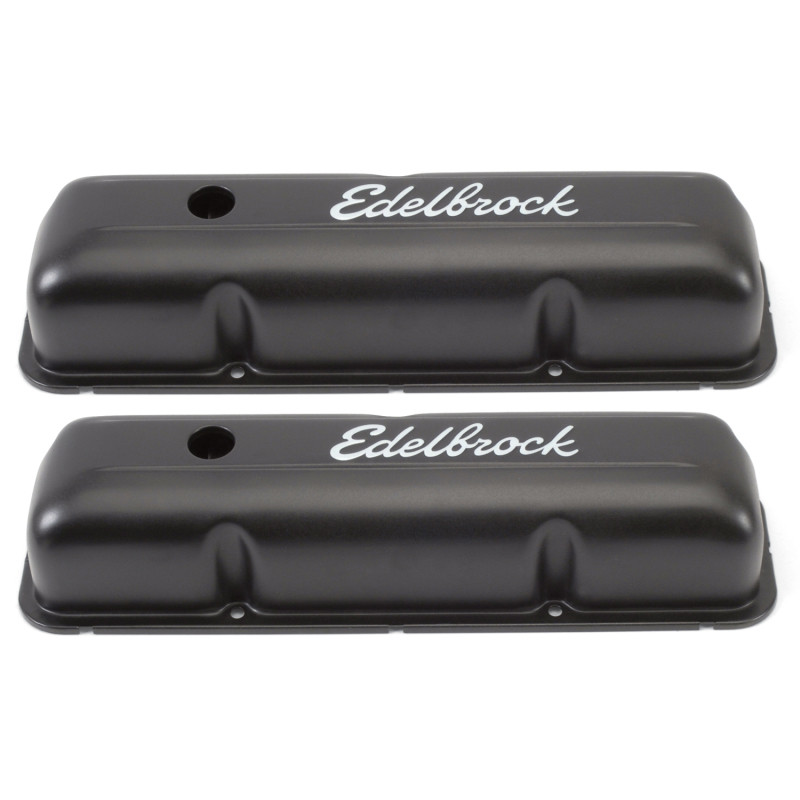 Edelbrock Valve Cover Signature Series Ford 1958-1976 FE V8 Black - 4623