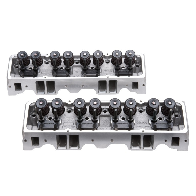 Edelbrock Cylinder Head E-Street SB Chevrolet 70cc (Complete Pair) - 5073
