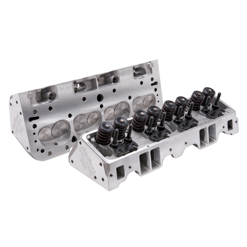 Edelbrock Cylinder Head E-Street SB Chevrolet 70cc (Complete Pair) - 5073
