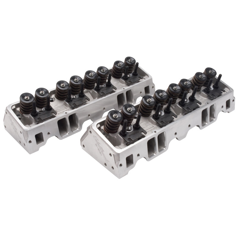 Edelbrock Cylinder Head E-Series E-210 SB Chevrolet (Complete Pair) - 5087