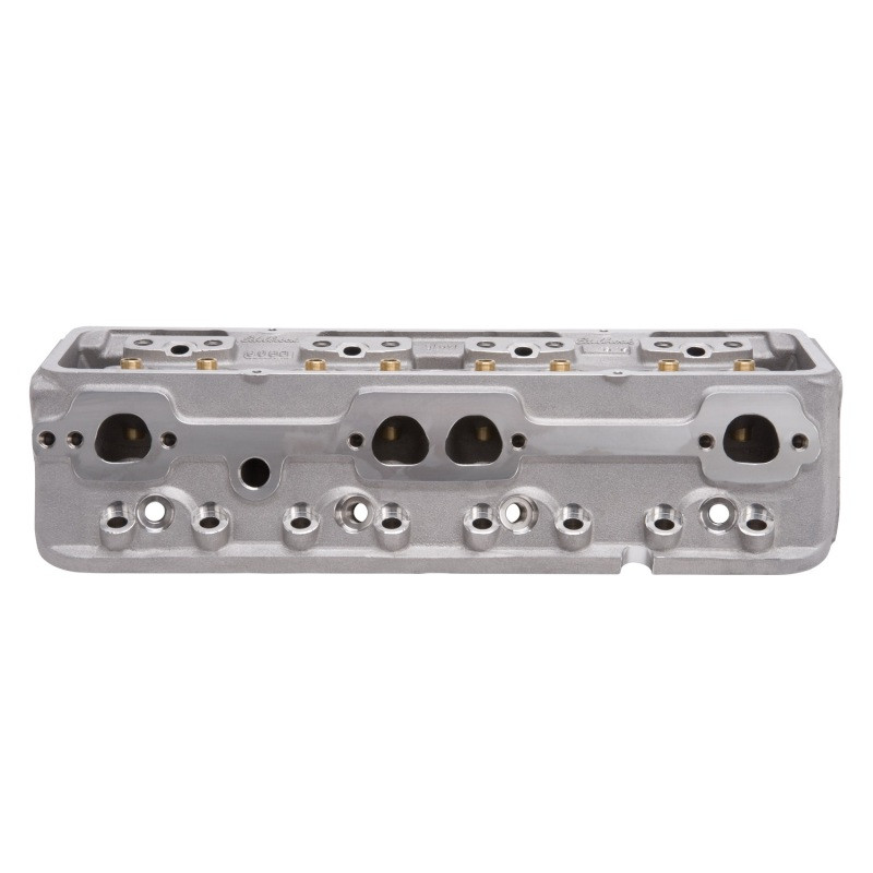 Edelbrock Cylinder Head SBC NHRA Legal 64cc Angled Plug Bare Single - 60947